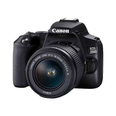 Canon Camera EOS 250D 18-55 DC III Black