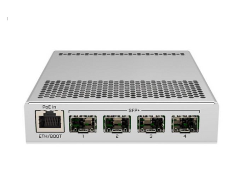 Mikrotik CRS305-1G-4S+IN Switch with 4 SFP+ 10Gbps Ports and 1 Gigabit Ethernet Port