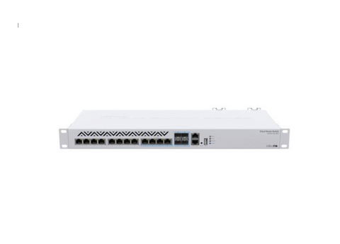 MikroTik - CRS312-4C+8XG-RM - Cloud Router Switch 312-4C+8XG-RM with 8x 1G/2.5G/5G/10G LAN, 4x Combo ports (Gigabit LAN