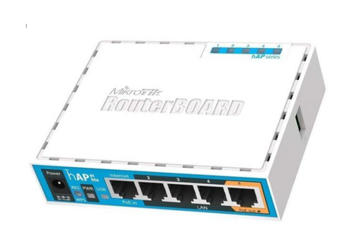 Mikrotik hAP ac lite RB952Ui-5ac2nD Access Point Dual-Concurrent 2.4/5GHz with 5x Ethernet Ports and 1x USB Port