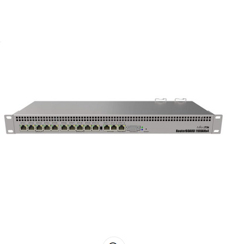 Mikrotik RouterBoard RB1100AHx4 13x Gigabit Ethernet ports Router maximum throughput of up to 7.5Gbit