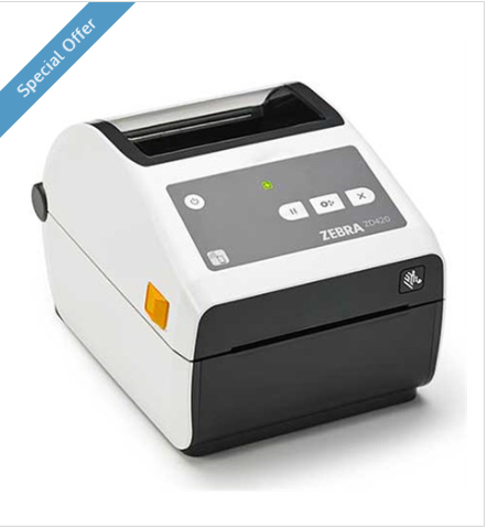 Zebra ZD420d-HC Direct Thermal Healthcare Desktop Printer (ZD420 Series)