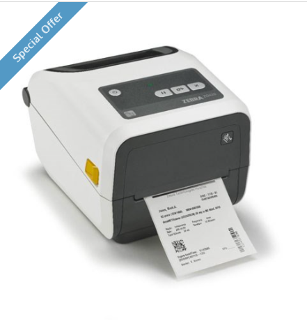 Zebra ZD420t-HC Non-Cartridge TT Printer - Healthcare Model