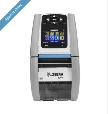 Zebra ZQ610HC - 2" print width mobile Healthcare label printer (ZQ600 Series)