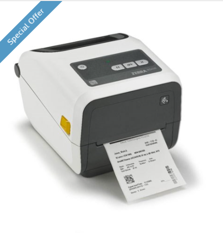 Zebra ZD420t-HC Non-Cartridge TT Printer - Healthcare Model