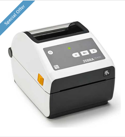 Zebra ZD420d-HC Direct Thermal Healthcare Desktop Printer (ZD420 Series)