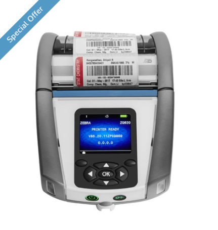 Zebra ZQ620 - 3" print width Healthcare mobile label printer (ZQ600 Series)